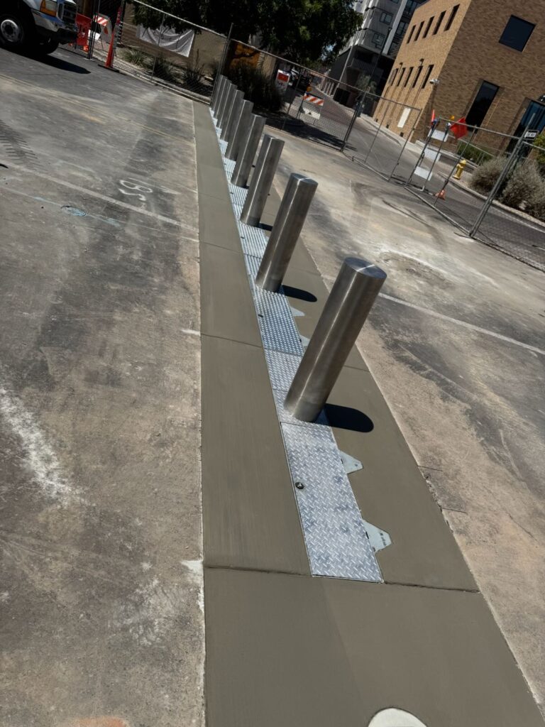 Bollards that are manually retractable