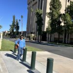 woman-standing-by-bollards