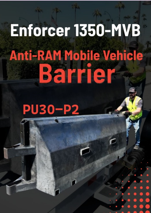 anti-ram mobile vehicle barrier