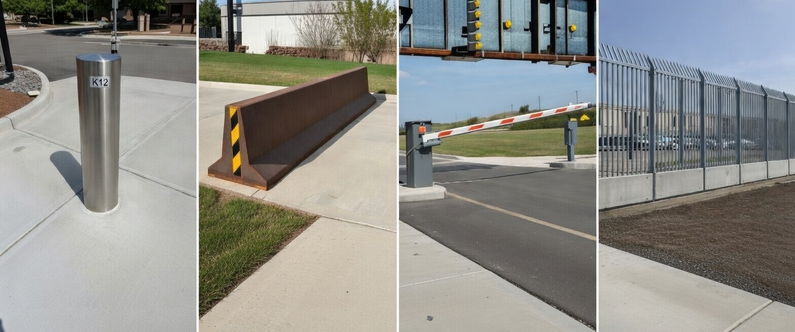 barriers and crash bollards