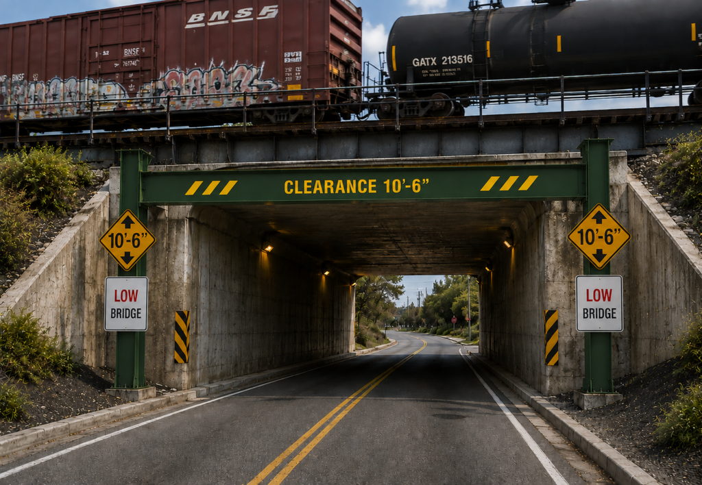 LOW BRIDGE BARRIER