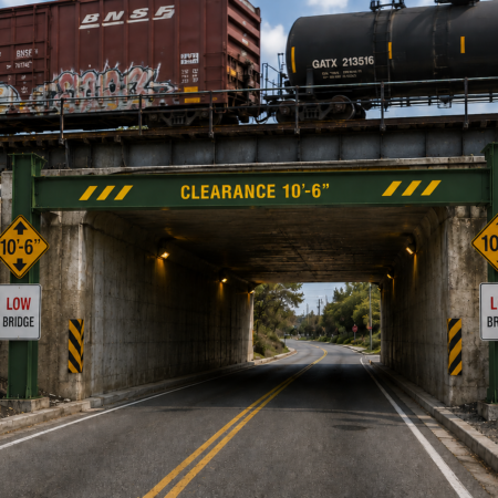 LOW BRIDGE BARRIER